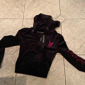 Playboy zipper down hoodie no tags